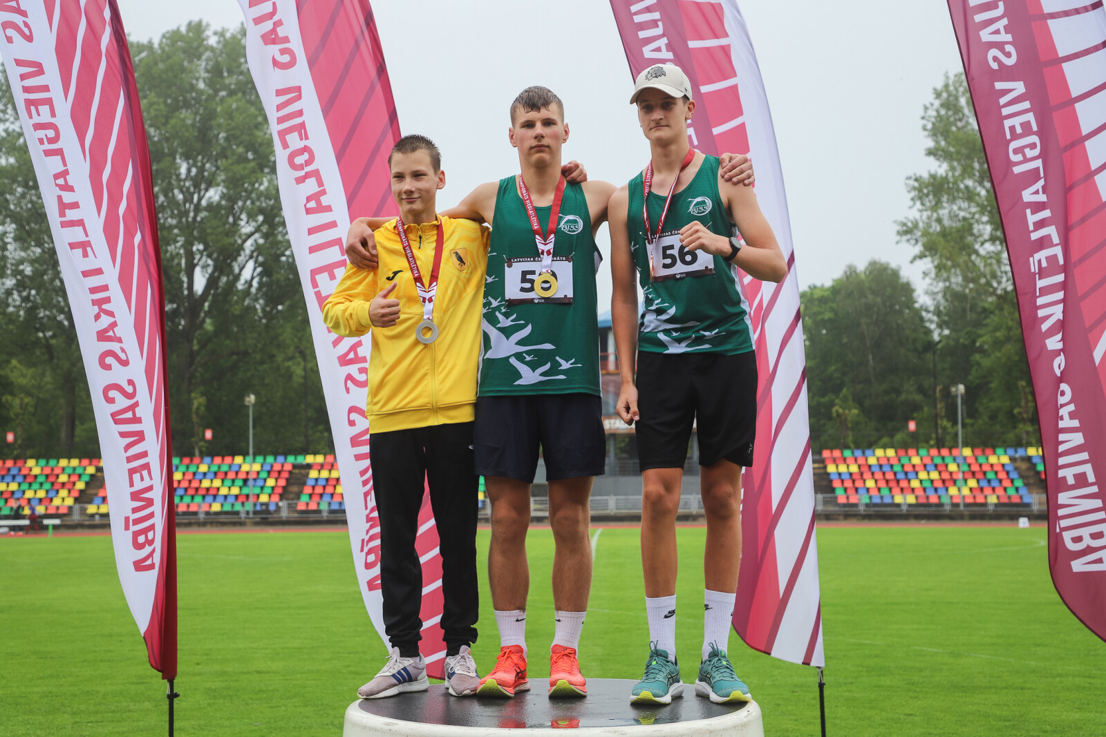 Preiļu novada BJSS sportistiem Latvijas U-16 čempionātā trīs medaļas