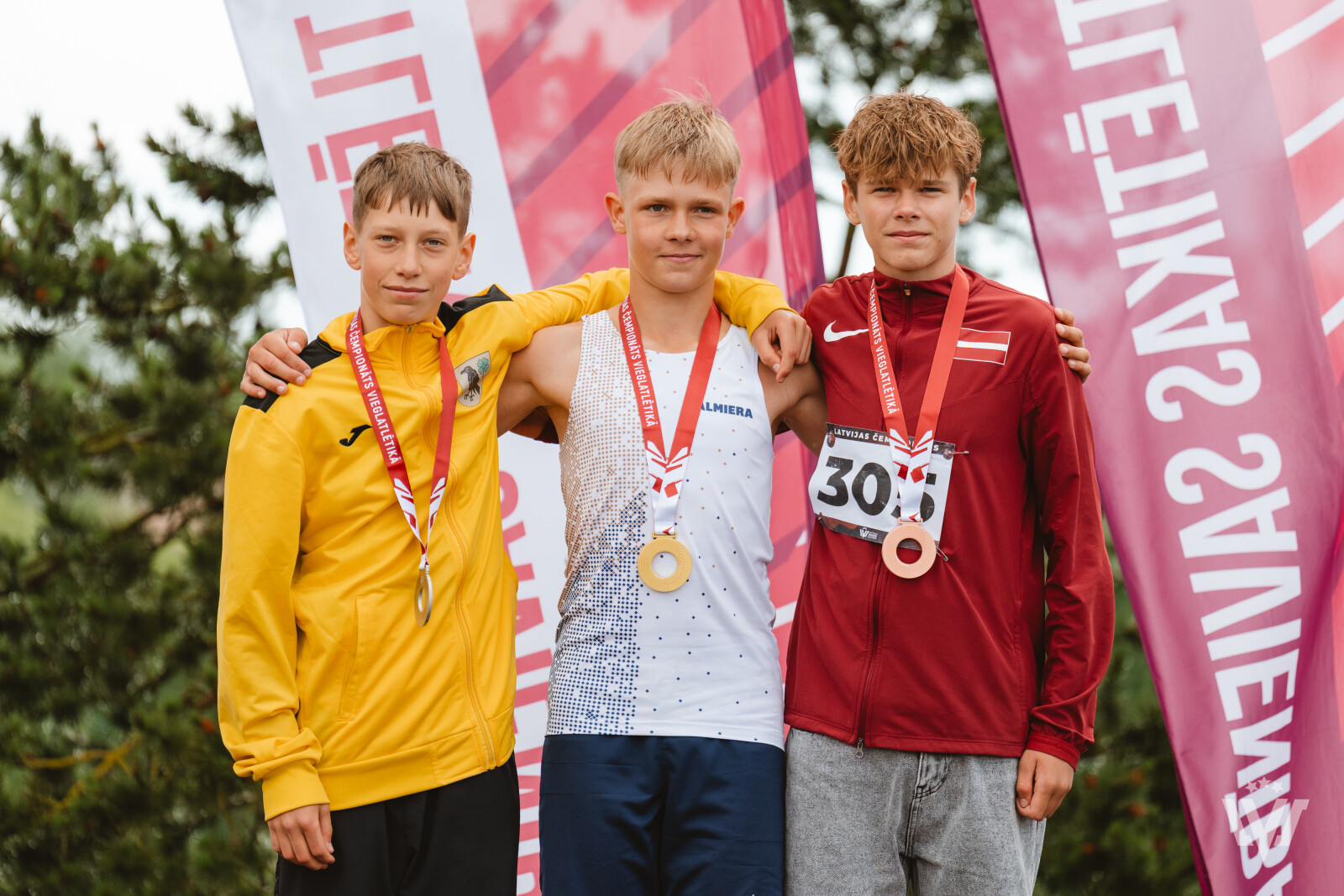 Preiļu novada BJSS vieglatlēts Dāvids Stupāns izcīna 3 medaļas Latvijas čempionāta U-14 Bauskā