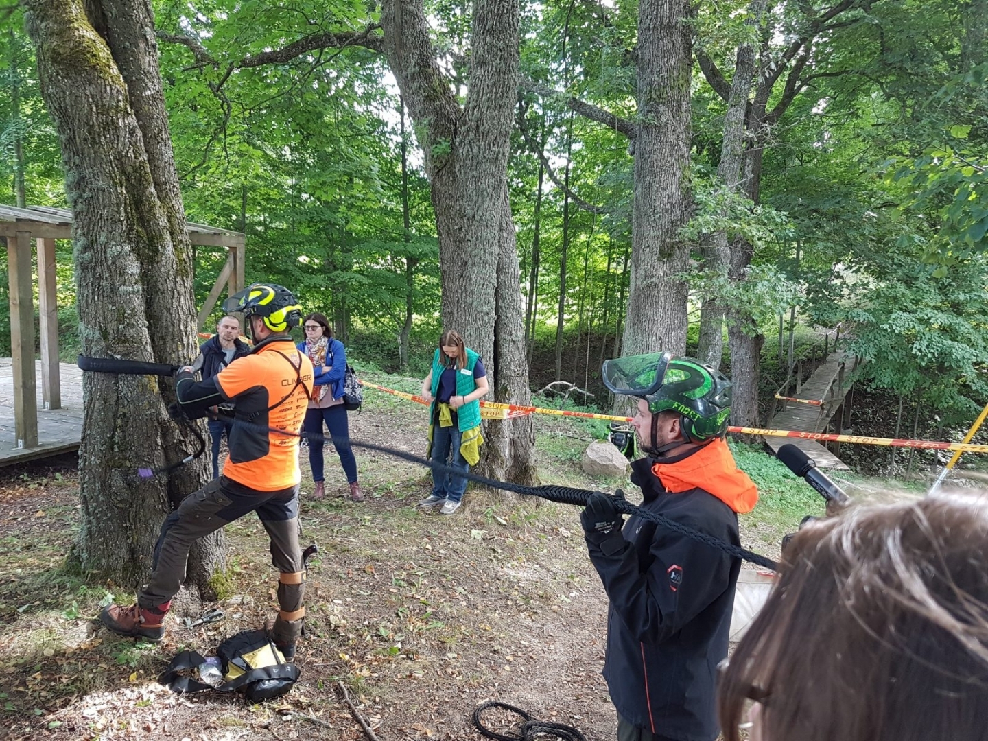 Preiļu parka darbinieku komanda