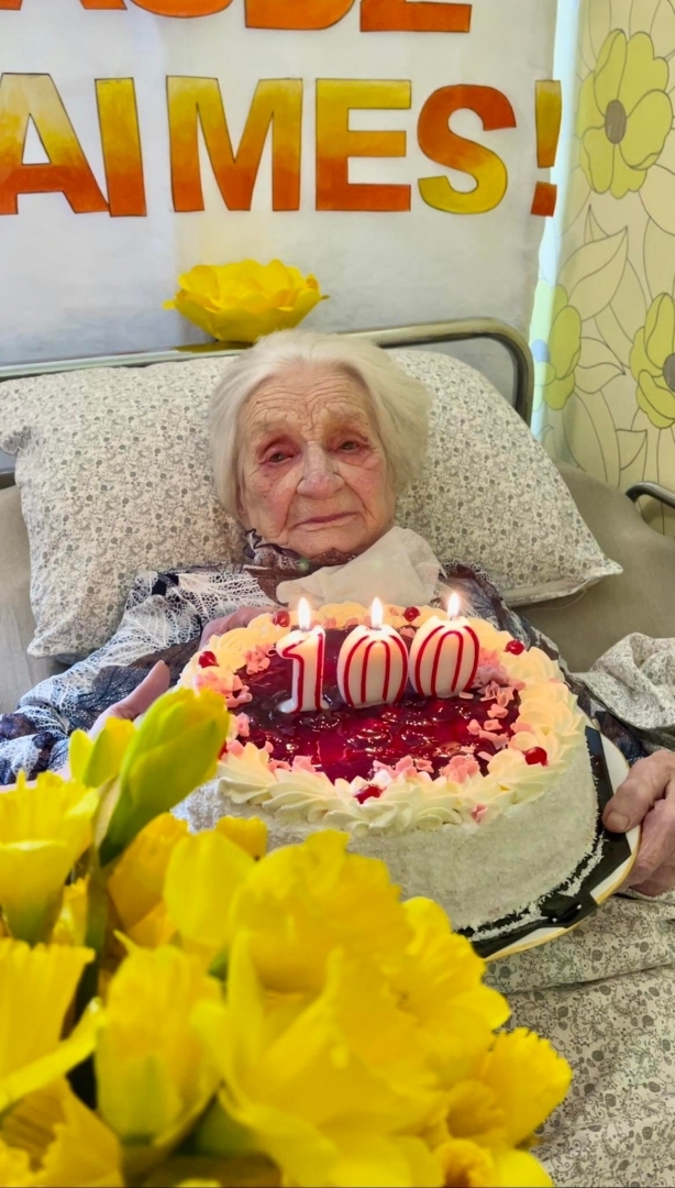 Helēna Pokšāne svin 100 gadu jubileju