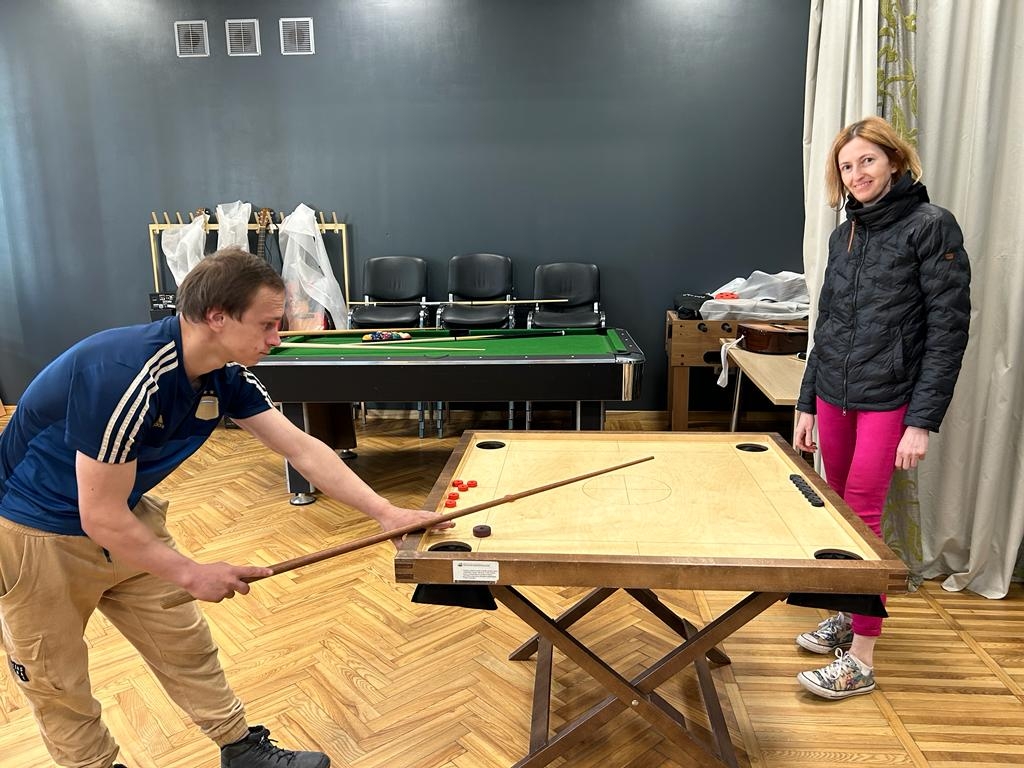21. aprīlī Riebiņu MJIC "Pakāpieni" notika novusa turnīrs
