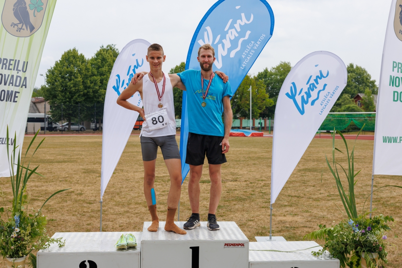 14. Līgu un Jāņu čempionāts vieglatlētikā vecmeistariem un 2. Preiļu un Līvānu novadu čempionāts vieglatlētikā jaunatnei un pieaugušajiem iegrieza saulgriežus