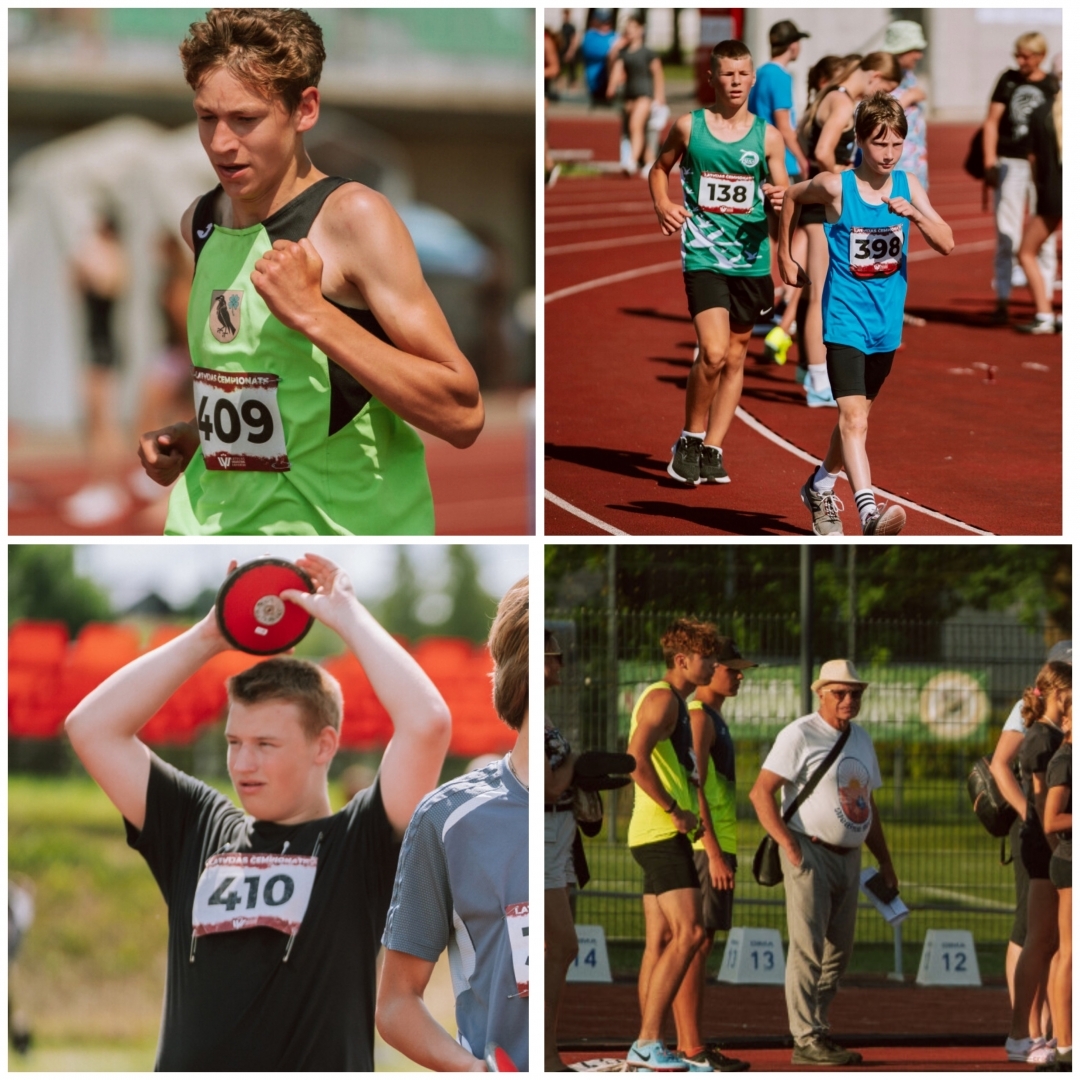 Preiļu novada BJSS sportistiem 10 medaļas Latvijas čempionātā vieglatlētikā U-14 un U-16 grupās