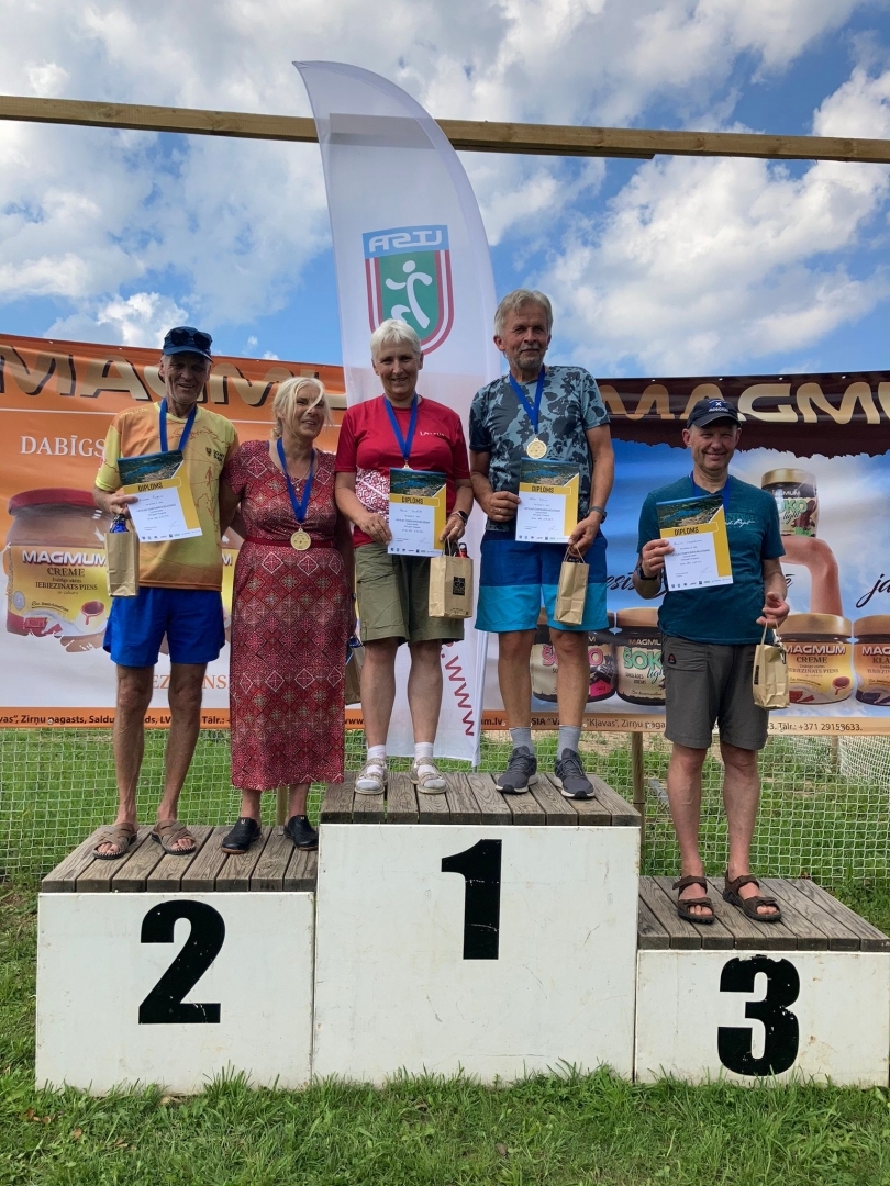 Preiļu novada nūjotāji kārtējo reizi gūst medaļas
