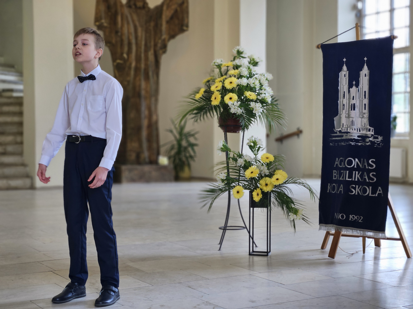  Aglonā aizvadīts XX Latvijas mūzikas skolu Jauno vokālistu konkurss "Dziedu Dievmātei"