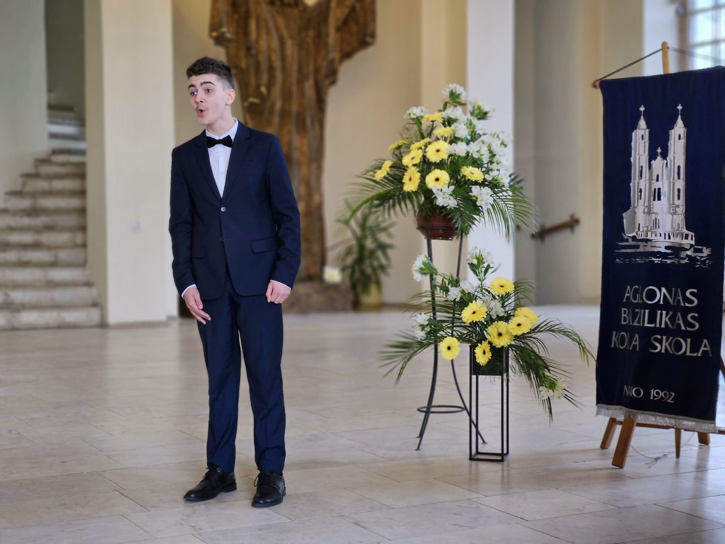  Aglonā aizvadīts XX Latvijas mūzikas skolu Jauno vokālistu konkurss "Dziedu Dievmātei"