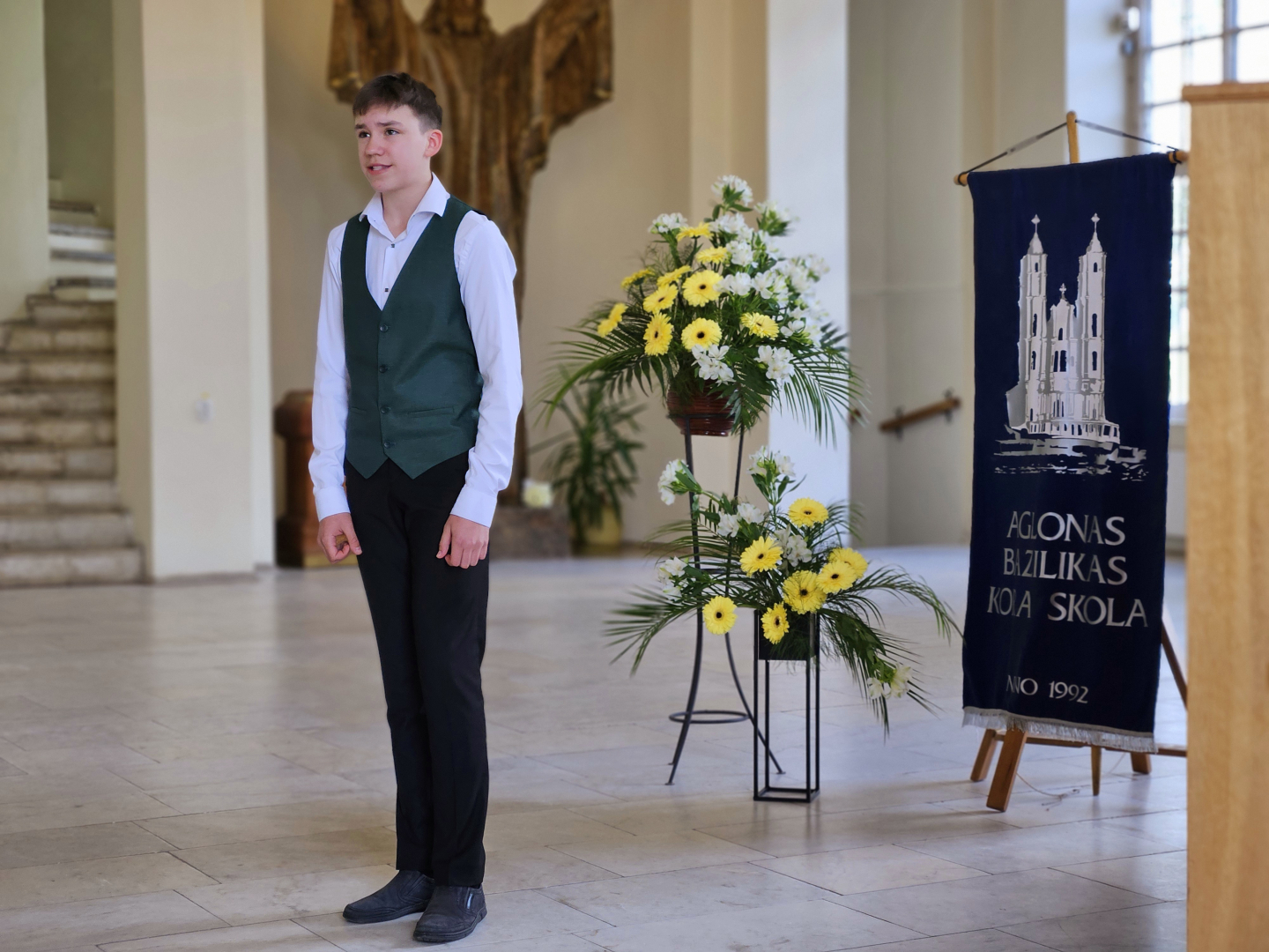 Aglonā aizvadīts XX Latvijas mūzikas skolu Jauno vokālistu konkurss "Dziedu Dievmātei"