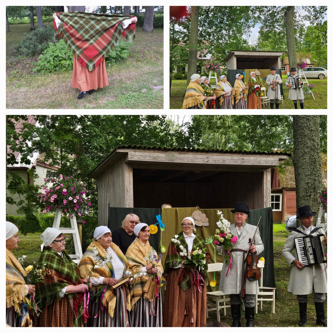 Biedrība “Vārkavas novada pensionāri”  ir realizējusi ELFLA Līderu projektu “Tautas tērpu iegāde folkloras kopai “Dzeipurs”