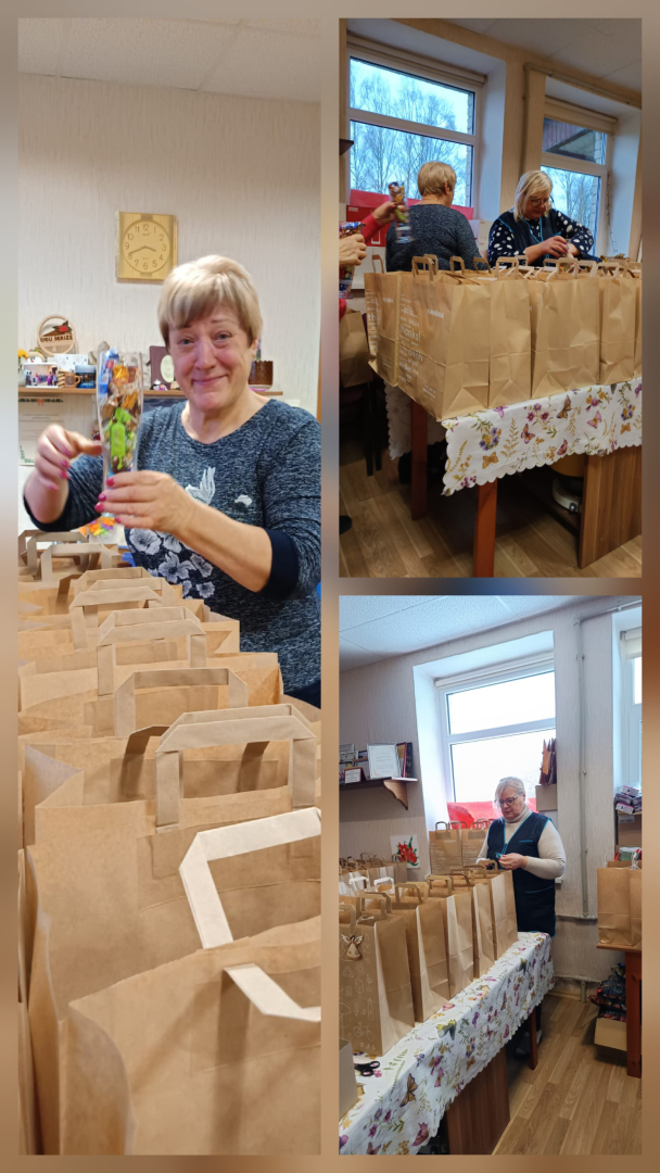 Biedrība “Vārkavas novada pensionāri” ar sirsnīgu labdarības pasākumu “Eņģeļu pieskāriens” ievadīja Adventes laiku