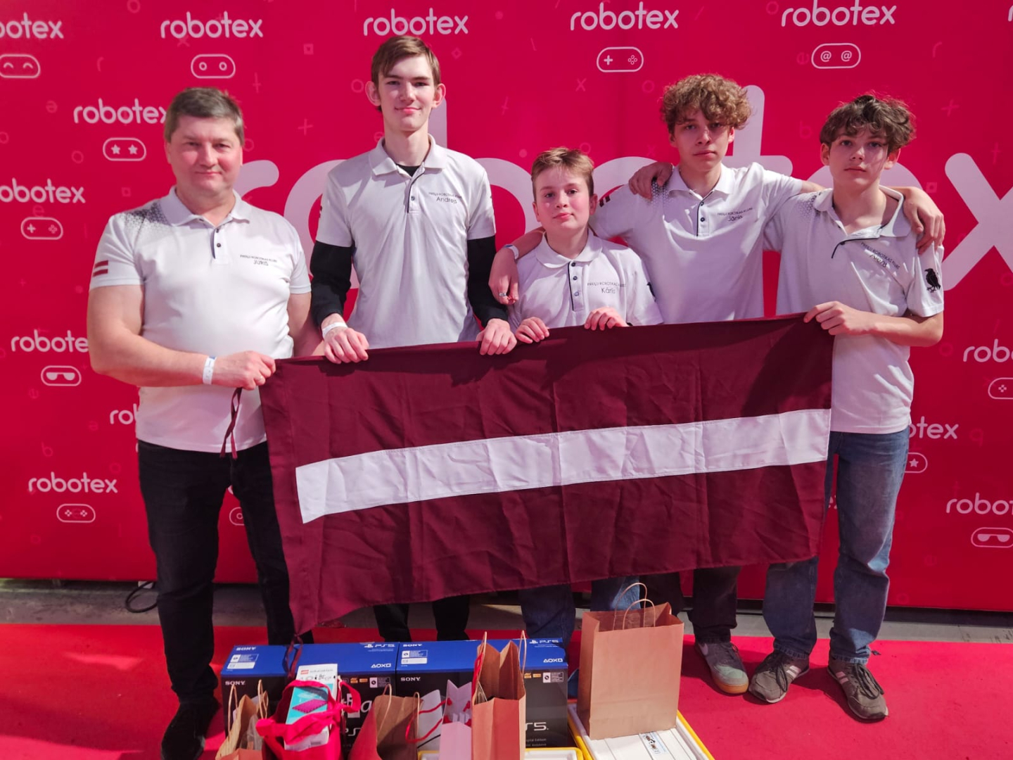 Ar vēsturiskiem panākumiem PRK komanda piedalās “Robotex 2025”