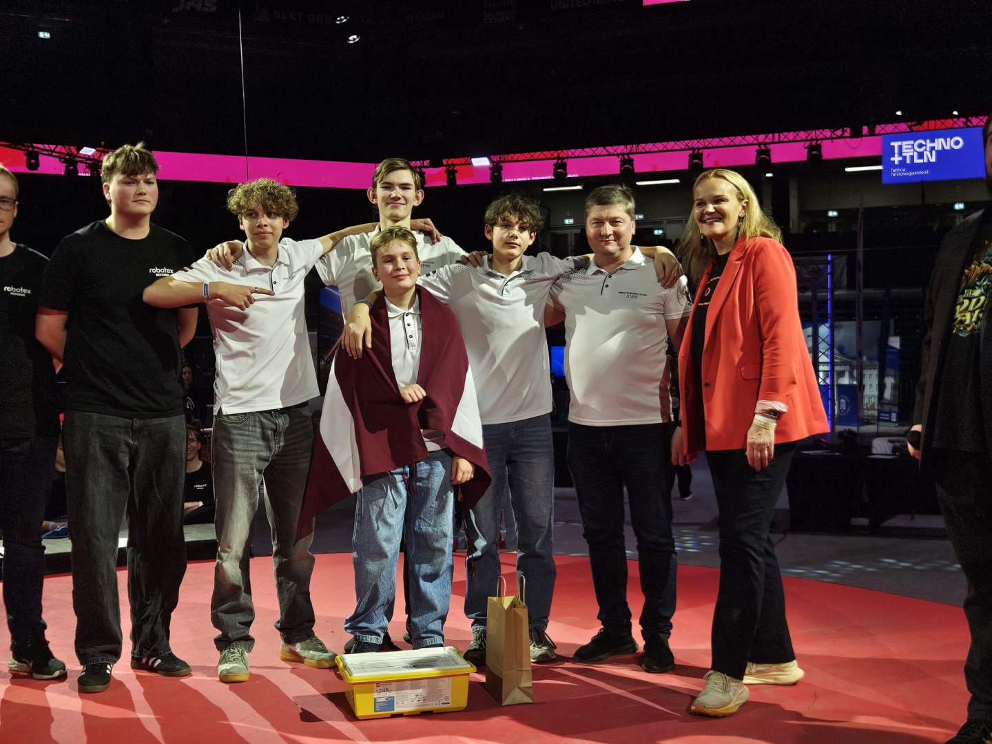 Ar vēsturiskiem panākumiem PRK komanda piedalās “Robotex 2025”