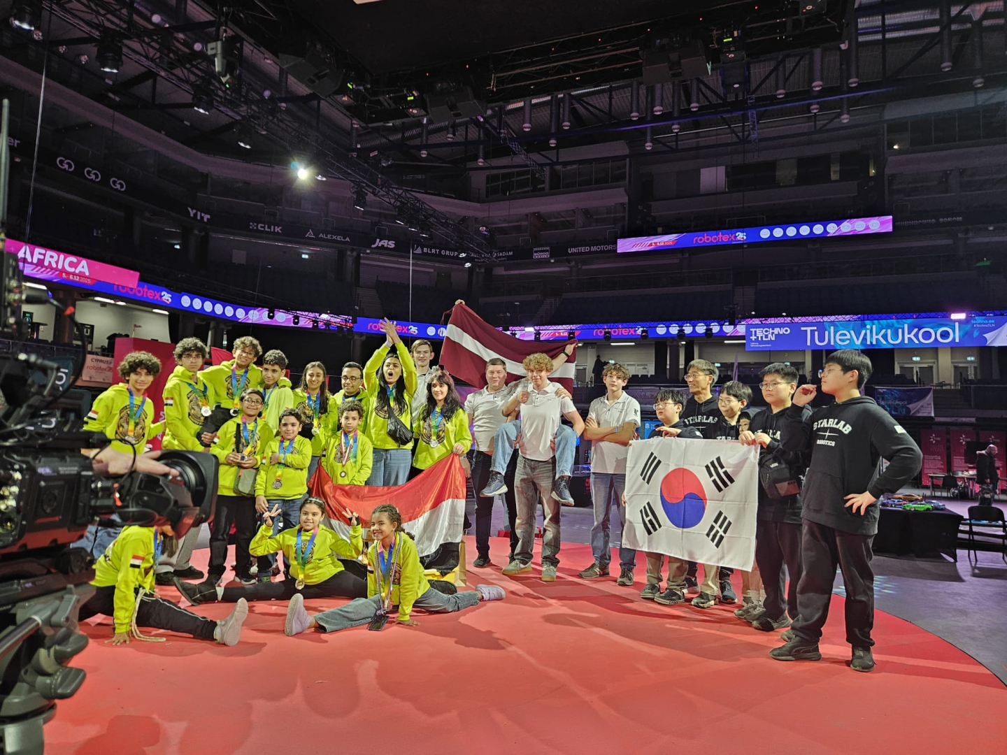 Ar vēsturiskiem panākumiem PRK komanda piedalās “Robotex 2025”