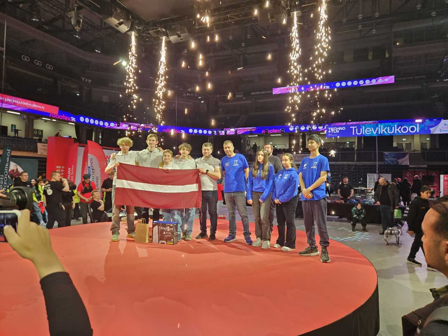 Ar vēsturiskiem panākumiem PRK komanda piedalās “Robotex 2025”