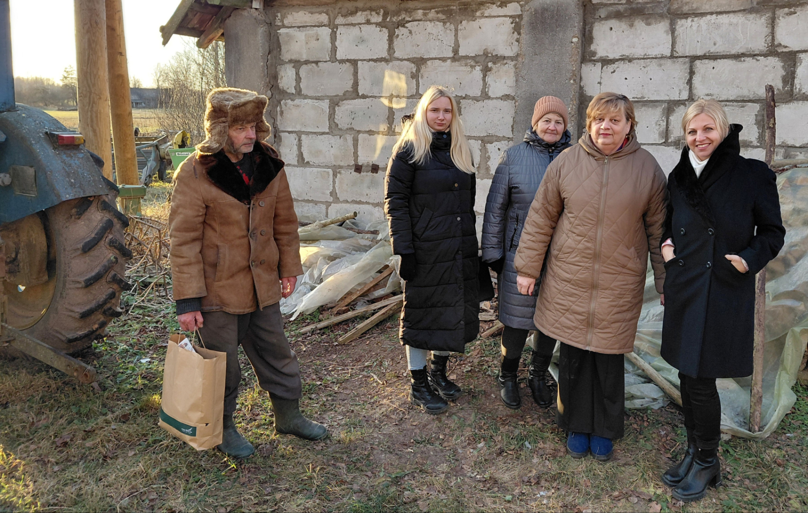 Labdarības akcija Saunas pagastā – svētku prieks vientuļajiem senioriem un bērniem ar invaliditāti
