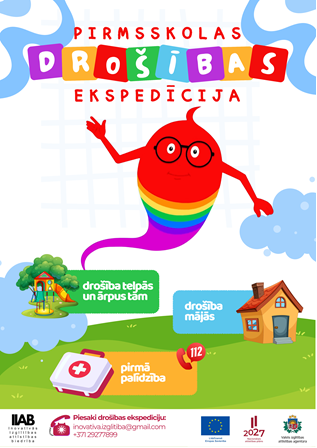 Preiļu PII “Pasaciņa” piedalījās nodarbībā “Drošības ekspedīcija”