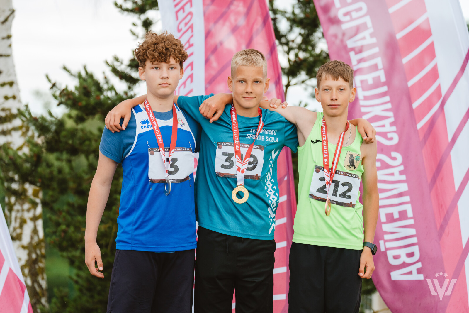 Preiļu novada BJSS vieglatlēts Dāvids Stupāns izcīna 3 medaļas Latvijas čempionāta U-14 Bauskā