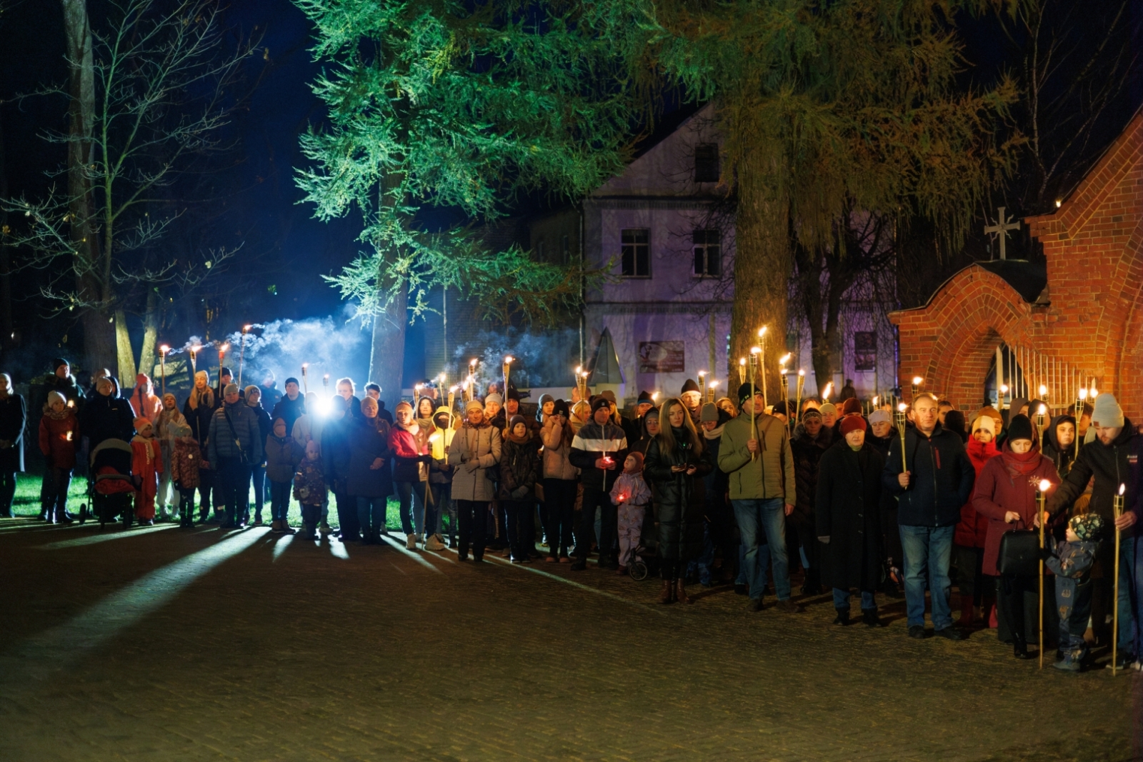 Lāčplēša dienas lāpu gājiens Preiļos