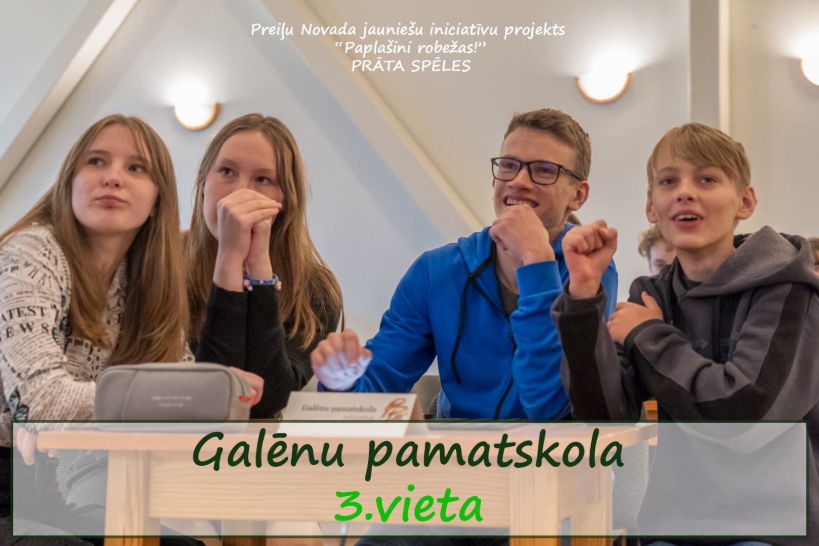 Īstenots jauniešu iniciatīvas projekts “Prāta spēles”