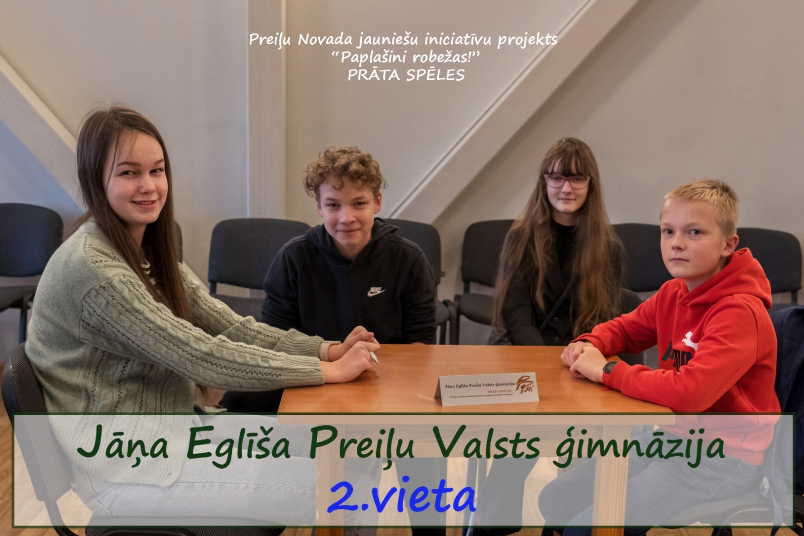 Īstenots jauniešu iniciatīvas projekts “Prāta spēles”