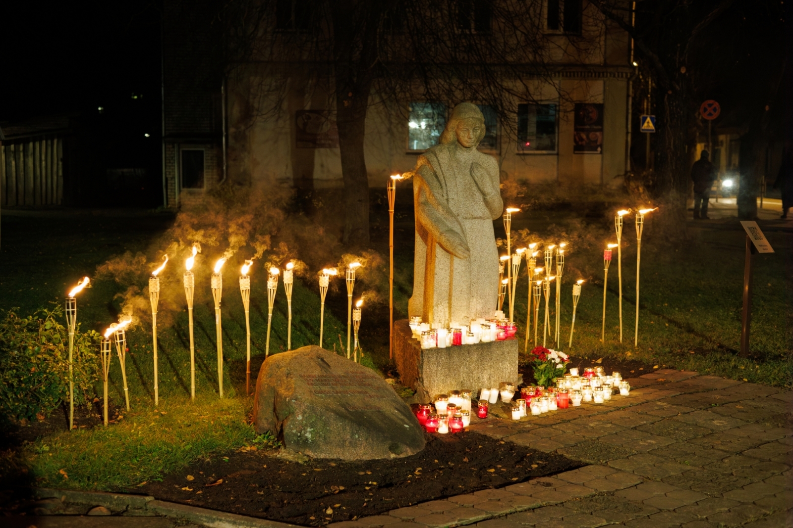 Lāčplēša dienas lāpu gājiens Preiļos