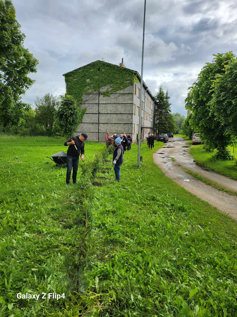 Īstenots VLPF Mazo grantu projekts "Sakopsim pagasta centru" MG 25/10