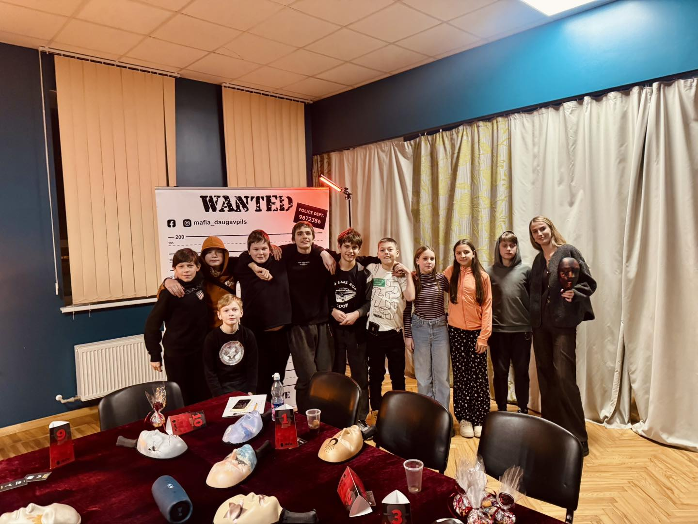 Intelektuālās spēles “Mafija” vakars Riebiņu MJIC “Pakāpieni”