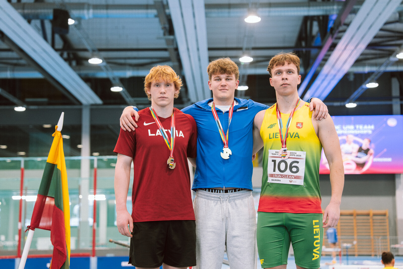 Preiļu novada Bērnu un jauniešu sporta skolas vieglatlēti startē Latvijas valsts U-18 izlasē