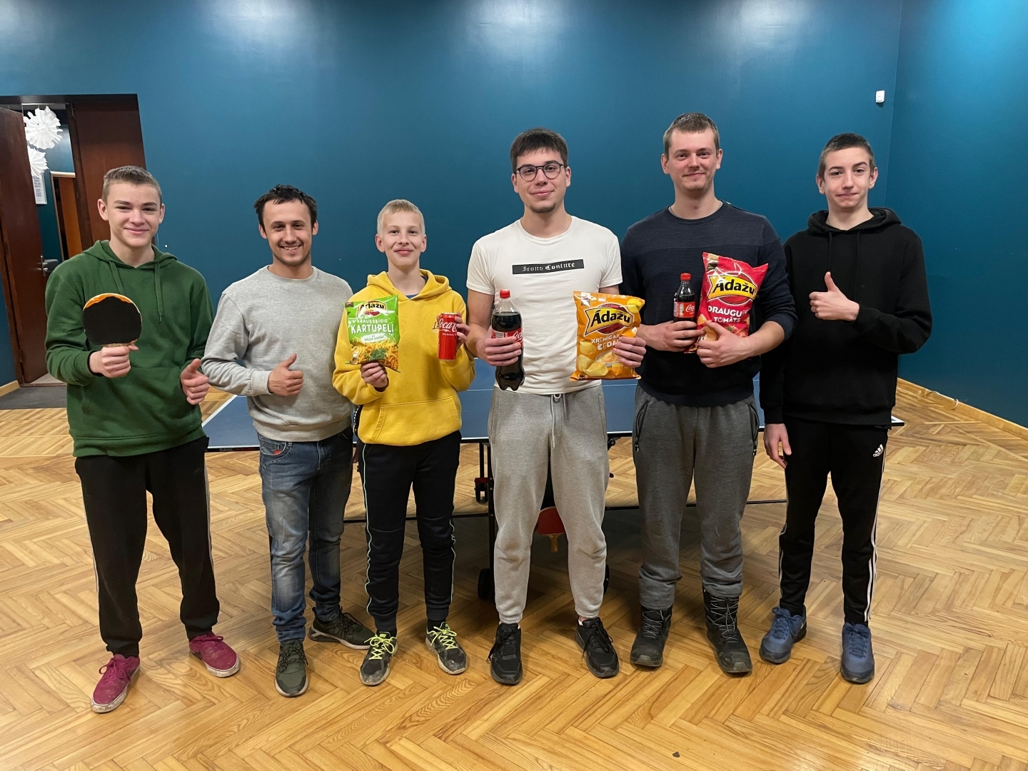 Riebiņu MJIC "Pakāpieni" norisinājās galda tenisa turnīrs