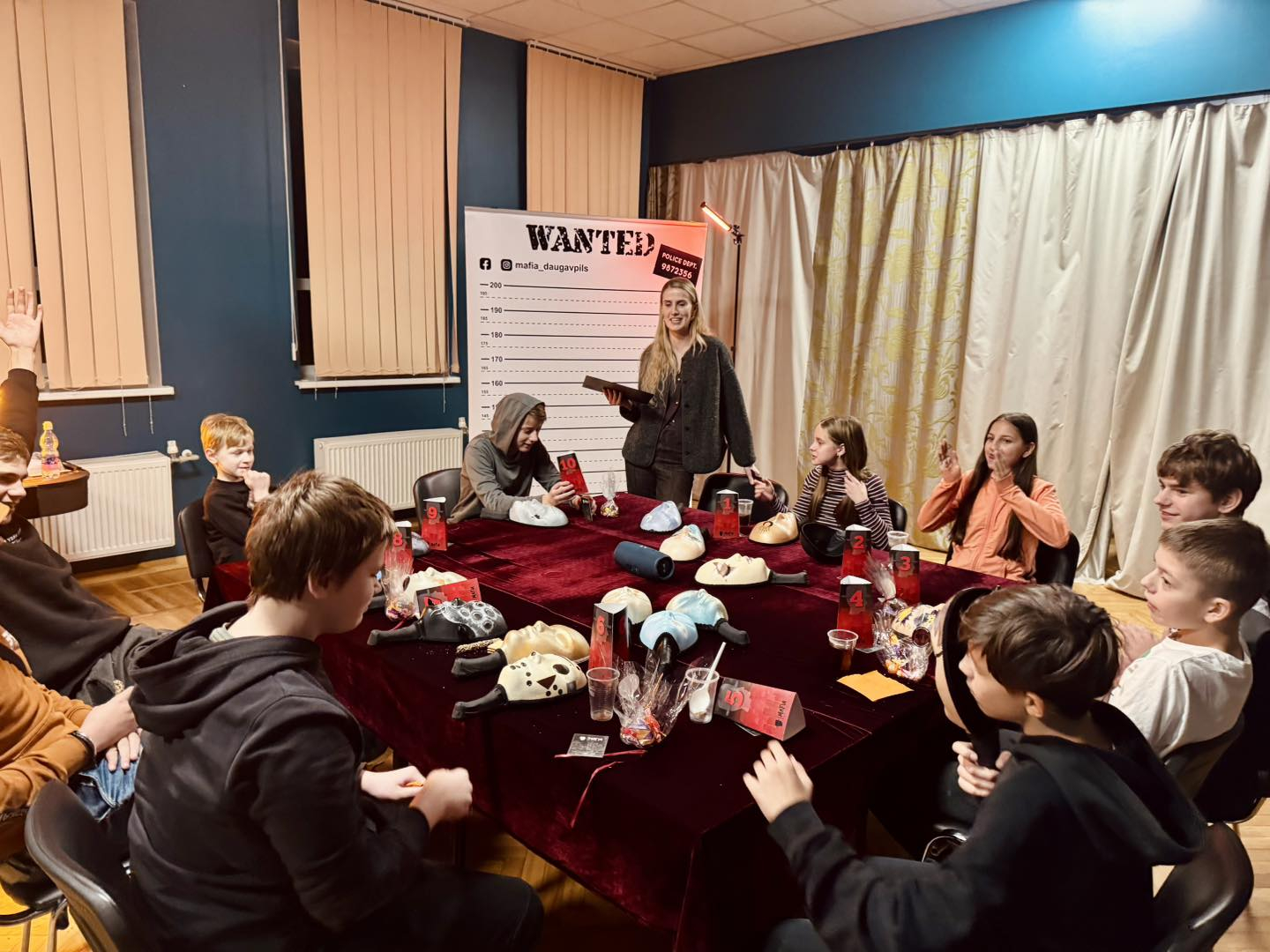 Intelektuālās spēles “Mafija” vakars Riebiņu MJIC “Pakāpieni”