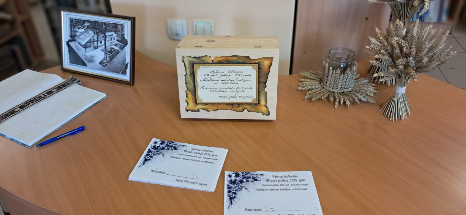 Atzīmējot Aglonas bibliotēkas 80 gadu dzimšanas dienu, īstenots mazo grantu projektu konkursa projekts “80 gadi kopā”