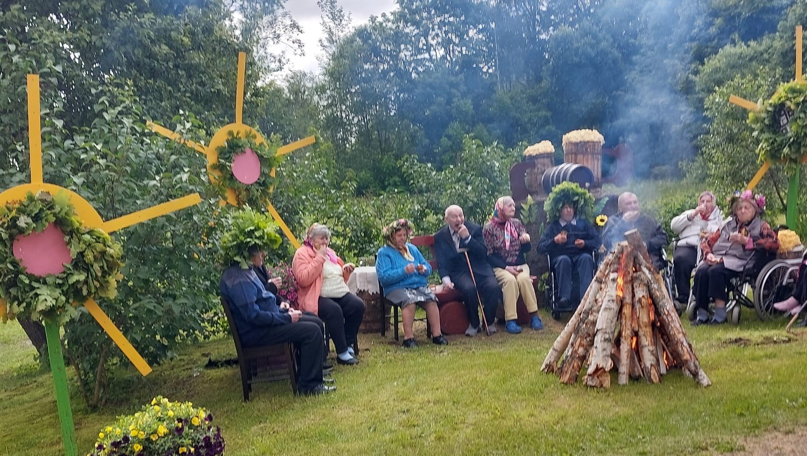 Lustīgā vasaras saulgriežu ieskandināšana SAC “Rušona”