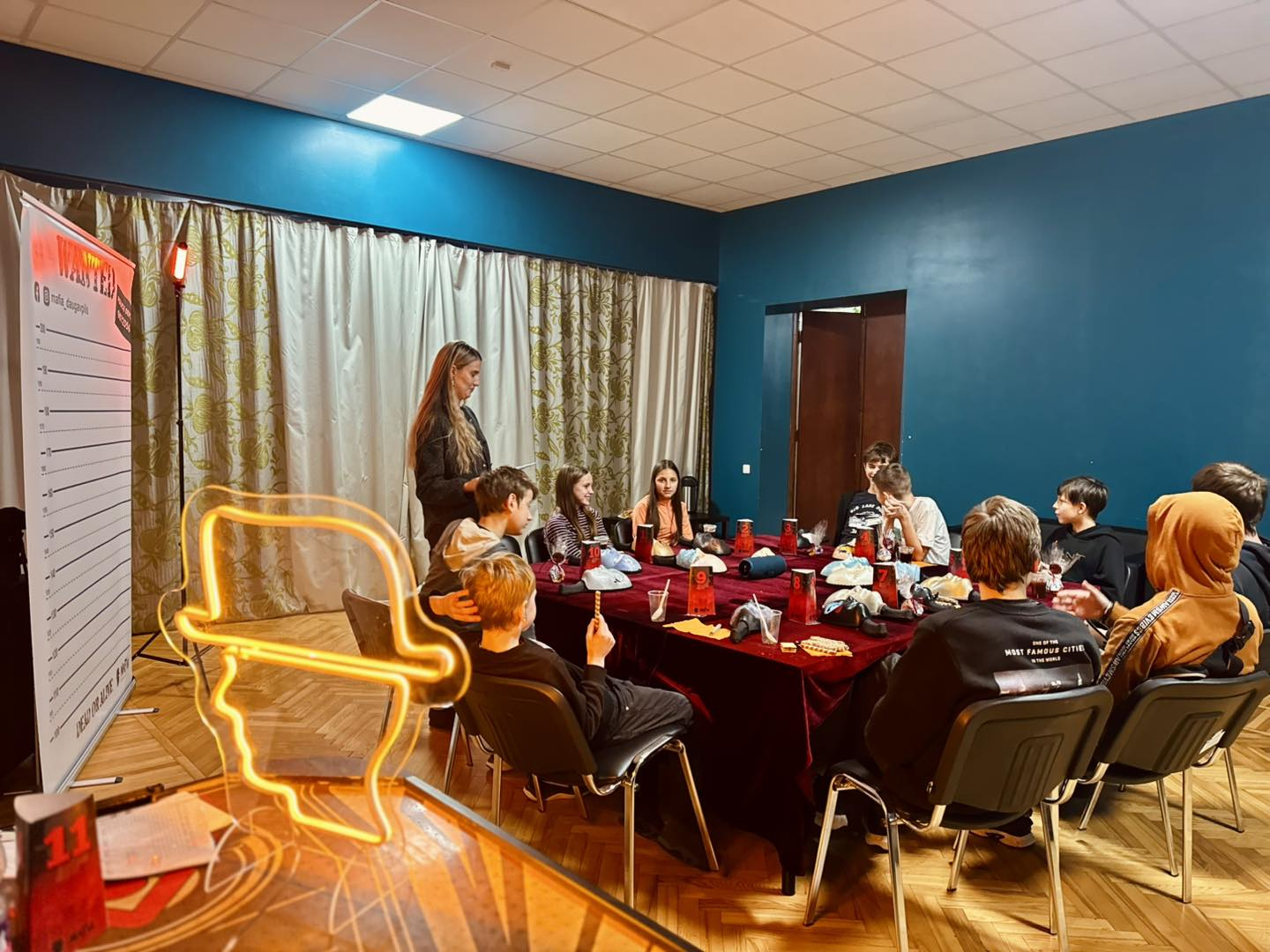 Intelektuālās spēles “Mafija” vakars Riebiņu MJIC “Pakāpieni”