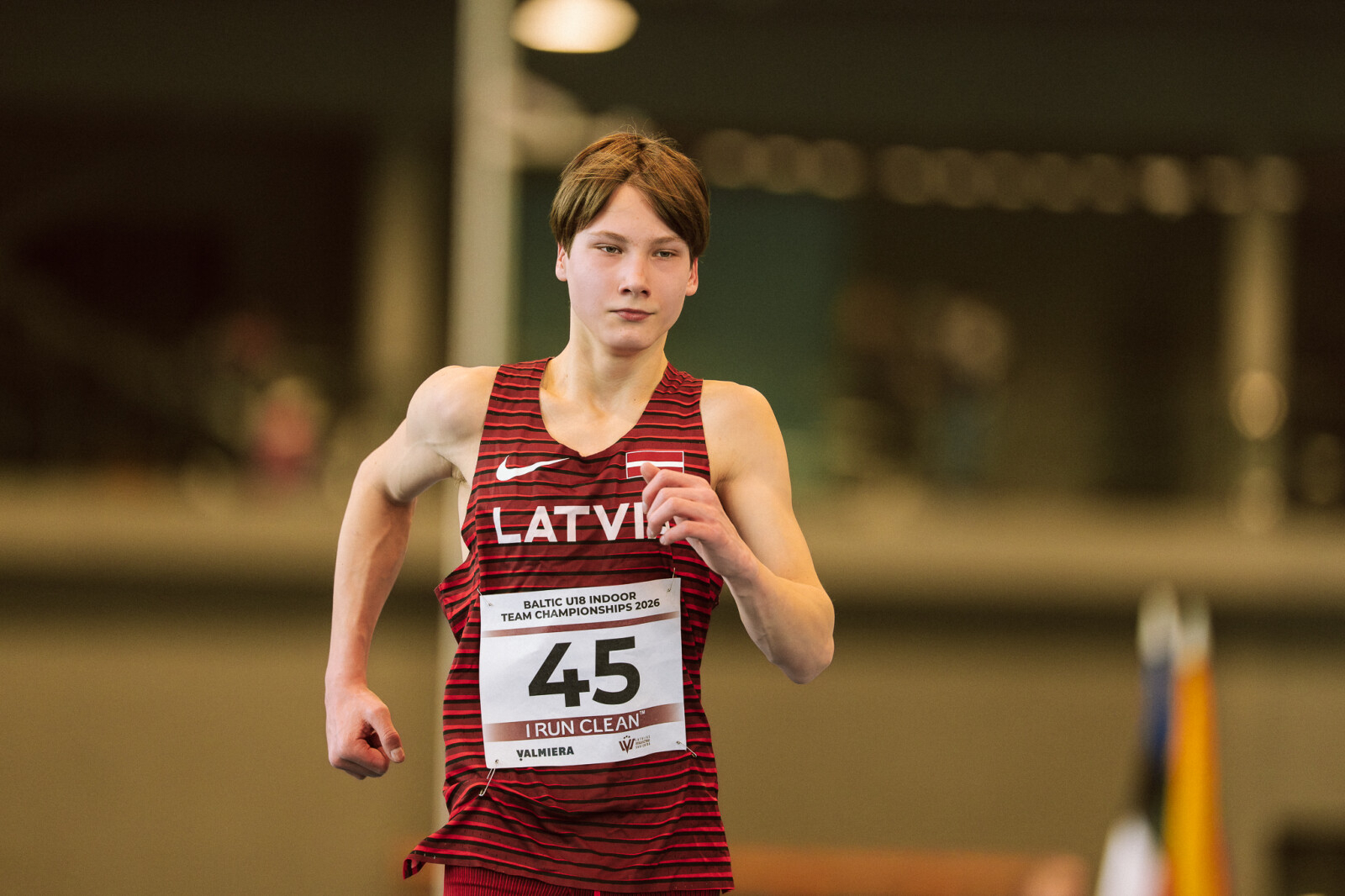 Preiļu novada Bērnu un jauniešu sporta skolas vieglatlēti startē Latvijas valsts U-18 izlasē