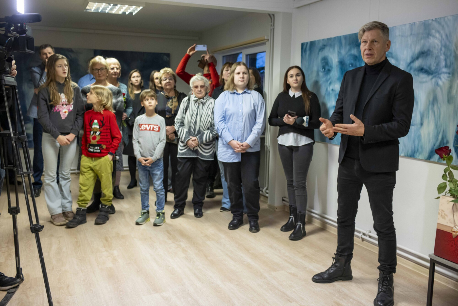 Roberta Mūka muzejā Galēnos atklāta Rituma Ivanova personālizstāde “Tikšanās”