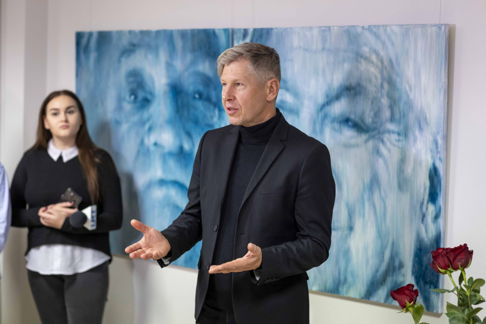 Roberta Mūka muzejā Galēnos atklāta Rituma Ivanova personālizstāde “Tikšanās”