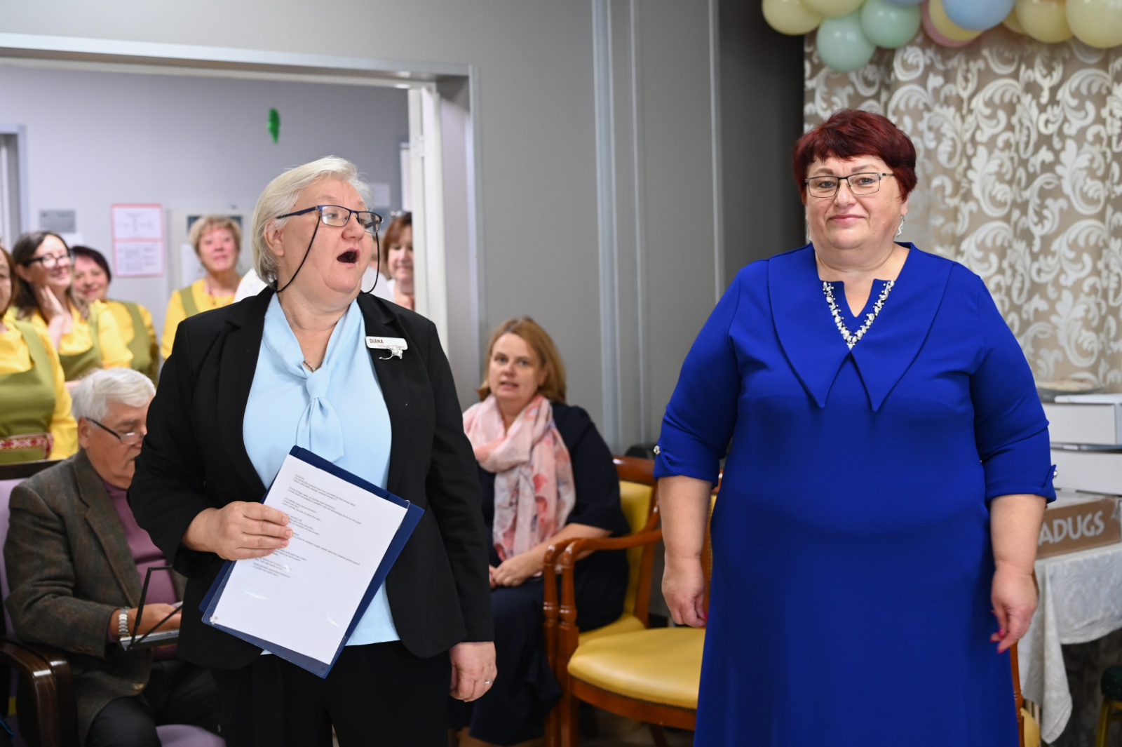 Sociālās aprūpes centrā “Vārkava” sirsnīgā gaisotnē tika atzīmēta Starptautiskā senioru diena