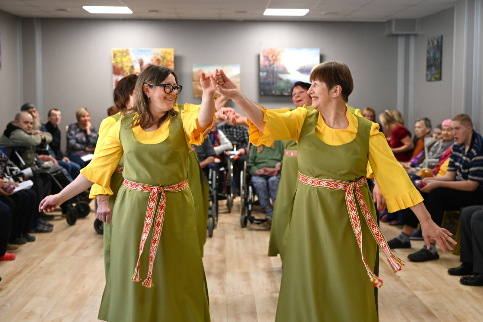 Sociālās aprūpes centrā “Vārkava” sirsnīgā gaisotnē tika atzīmēta Starptautiskā senioru diena