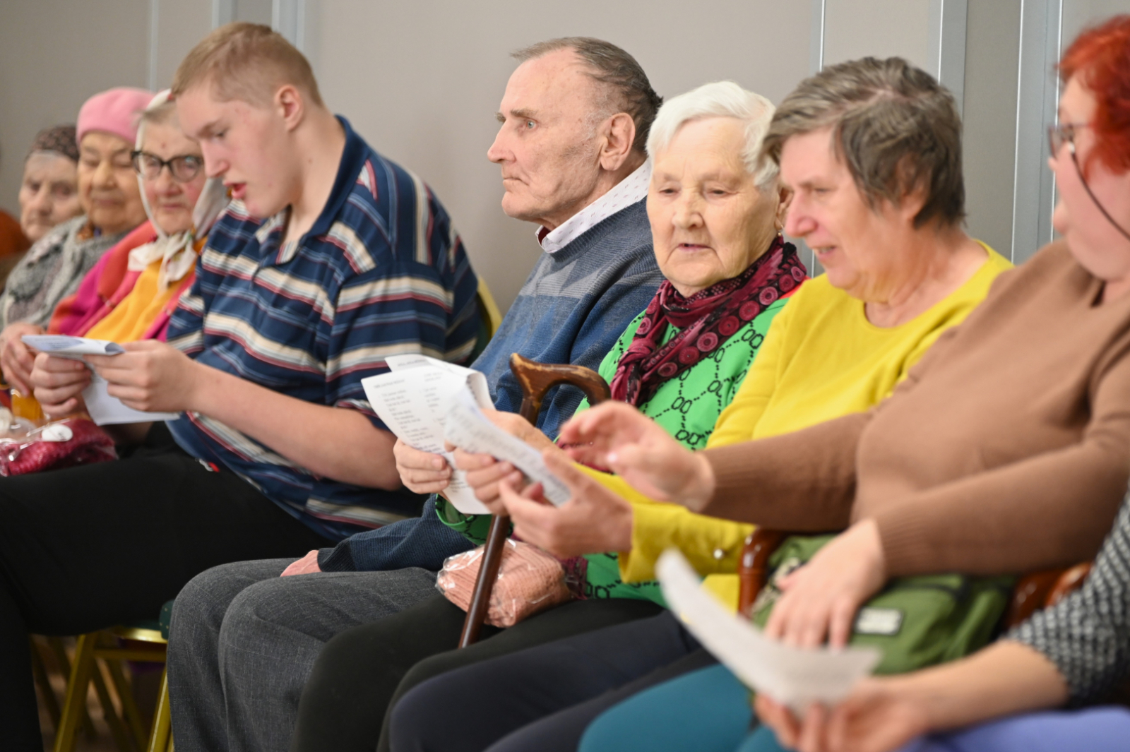 Sociālās aprūpes centrā “Vārkava” sirsnīgā gaisotnē tika atzīmēta Starptautiskā senioru diena