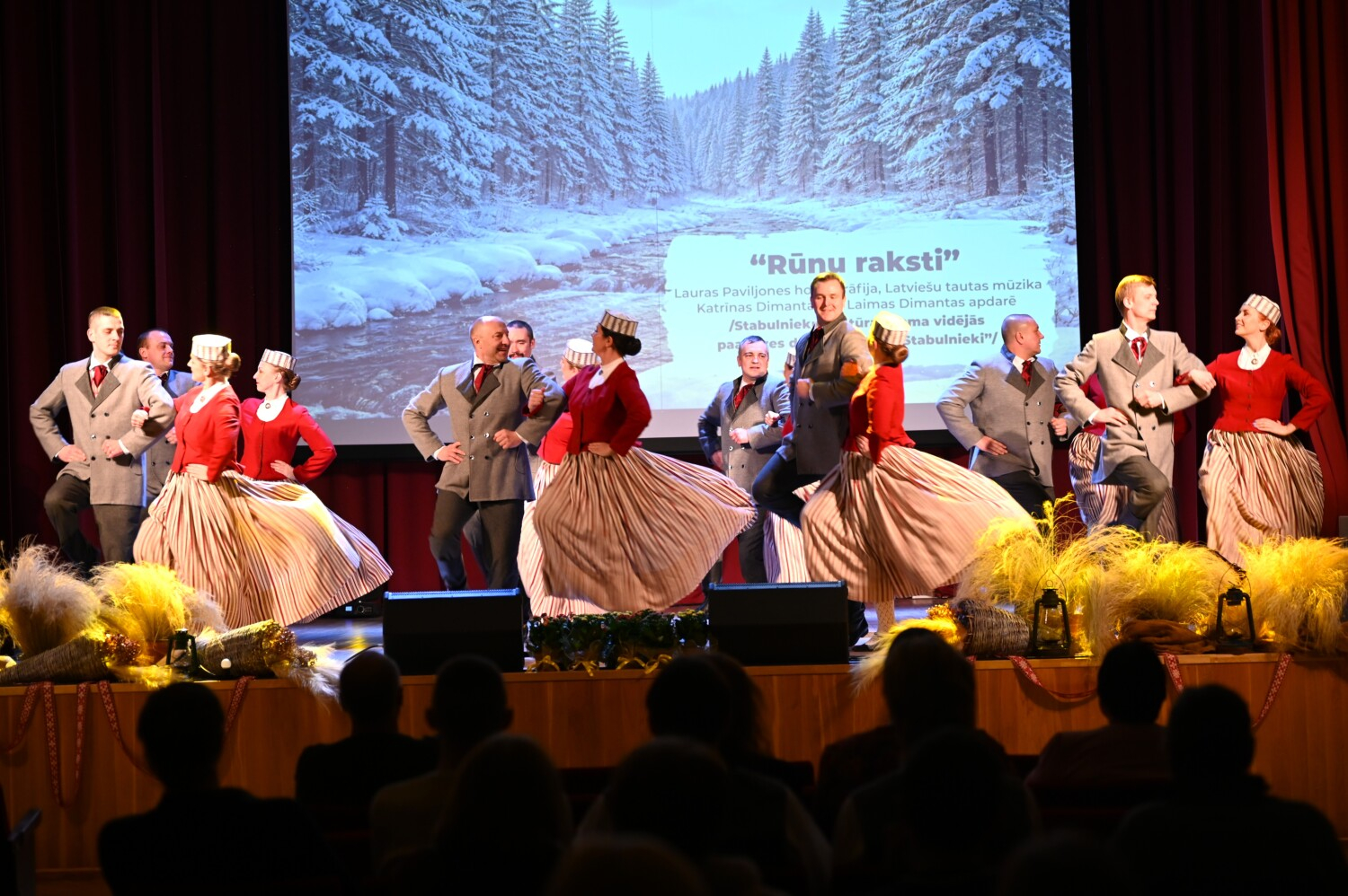 Tautas deju kolektīvu sadancis "Ziemas danči"