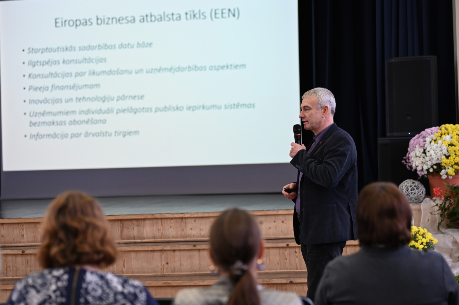 Aglonas Kultūras namā aizvadītas diskusijas par aktuālo uzņēmējdarbībā Preiļu novadā