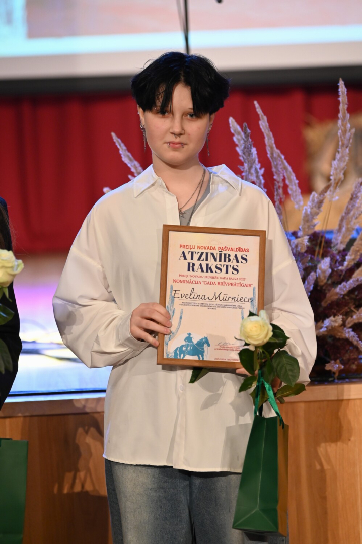 Preiļu novada Jauniešu gada balva 2025 un Pilngadības svētki