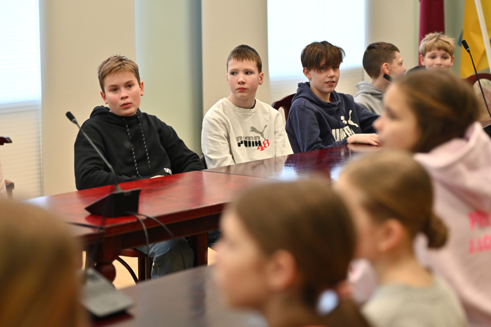 Preiļu 1. pamatskolas skolēni iepazīst pašvaldības budžeta veidošanas procesus