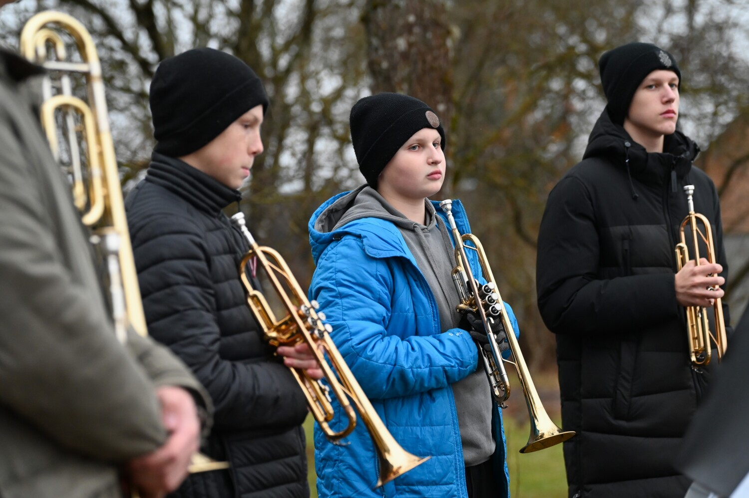 Piemiņas brīdis pie Lāčplēša kara ordeņa kavaliera Ignata Beča piemiņas akmens