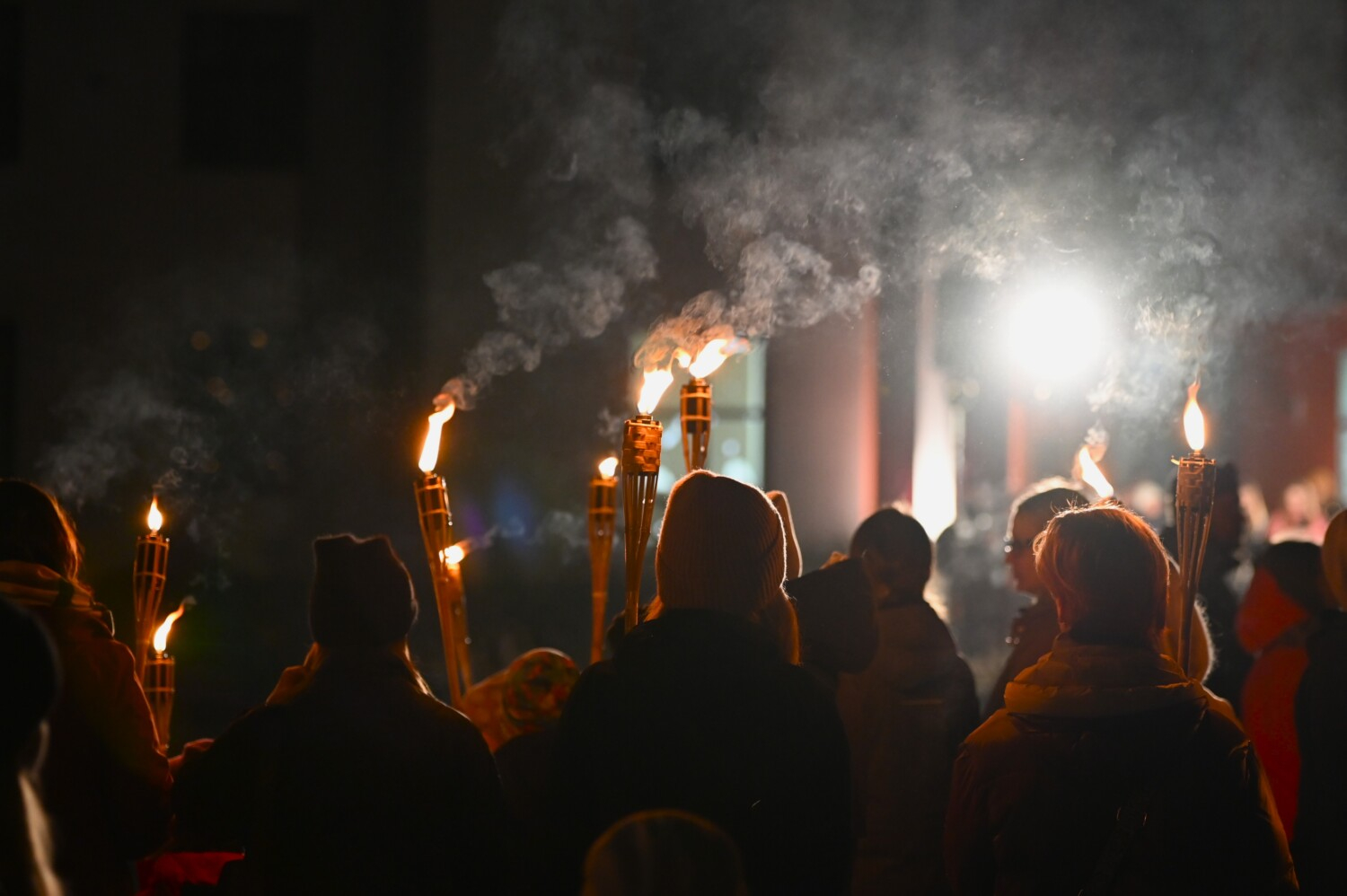 Lāčplēša dienas lāpu gājiens Preiļos