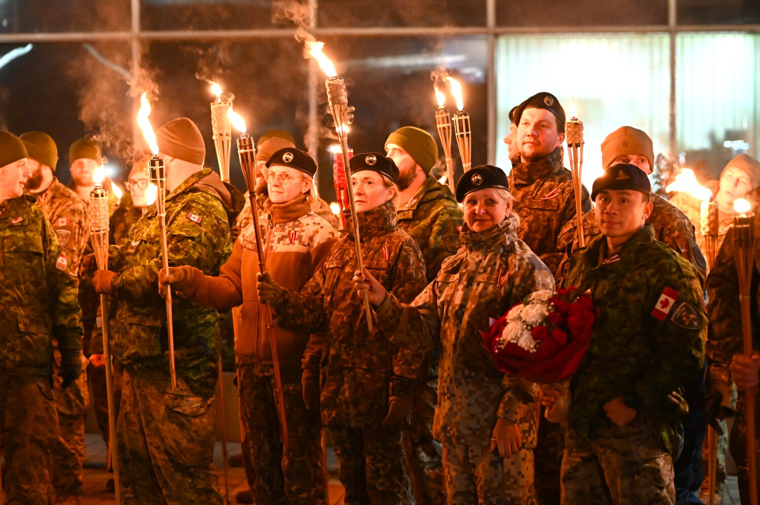 Lāčplēša dienas lāpu gājiens Preiļos