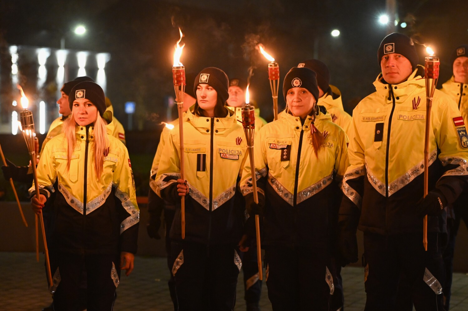Lāčplēša dienas lāpu gājiens Preiļos
