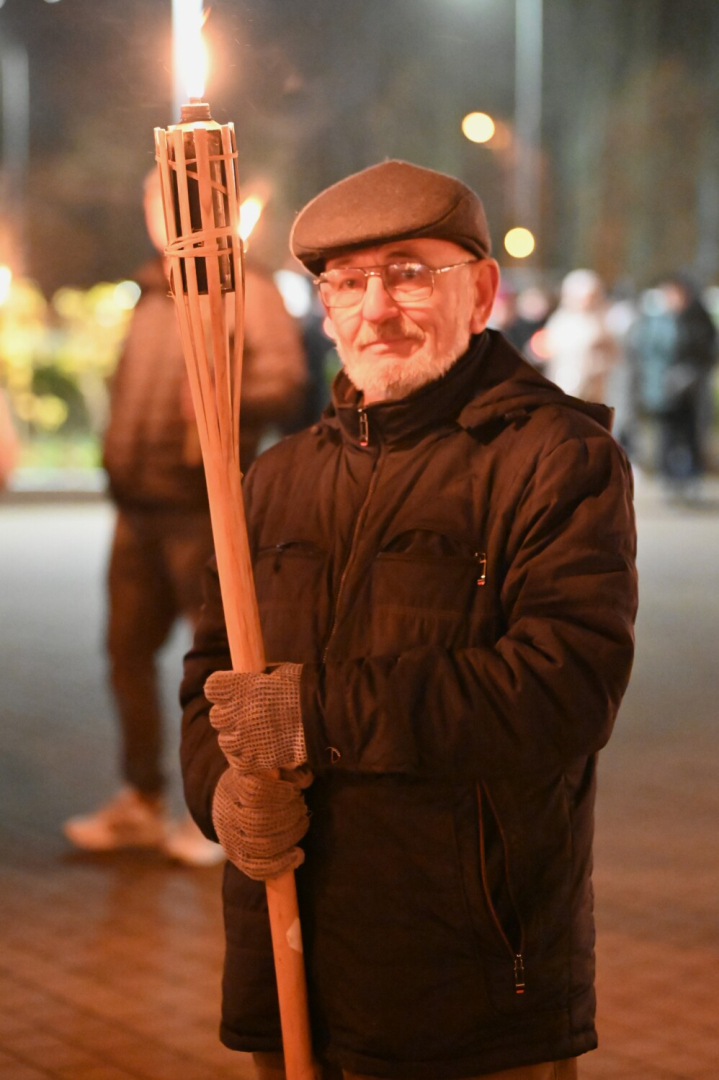 Lāčplēša dienas lāpu gājiens Preiļos