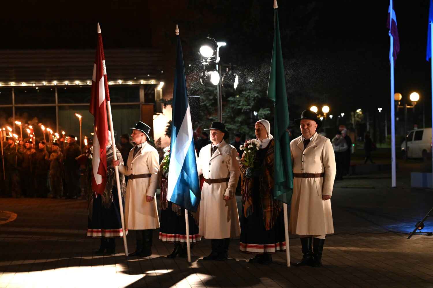 Lāčplēša dienas lāpu gājiens Preiļos