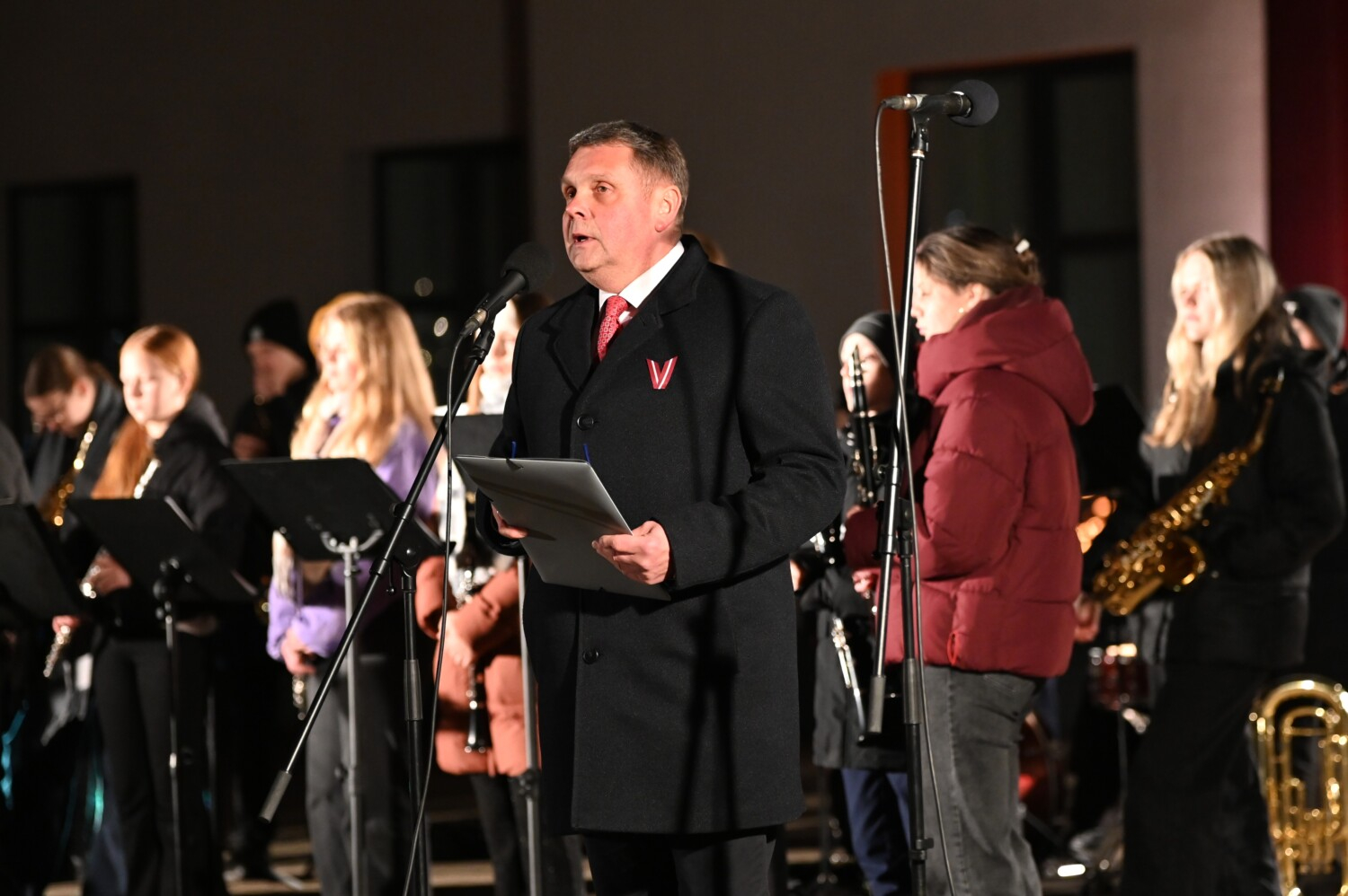 Lāčplēša dienas lāpu gājiens Preiļos