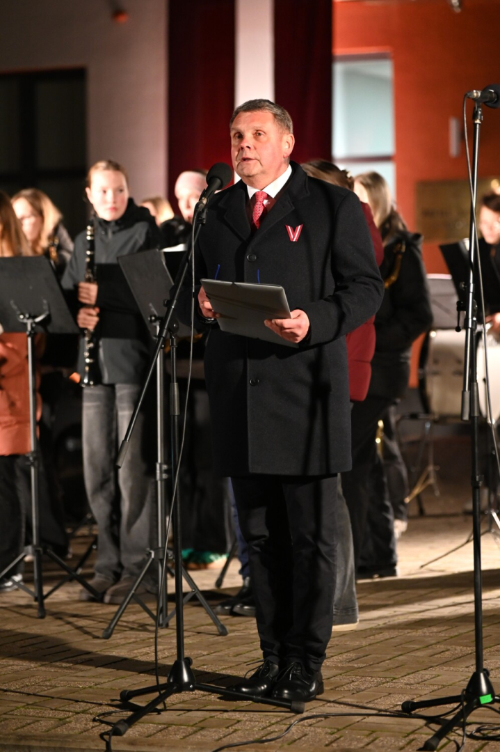 Lāčplēša dienas lāpu gājiens Preiļos